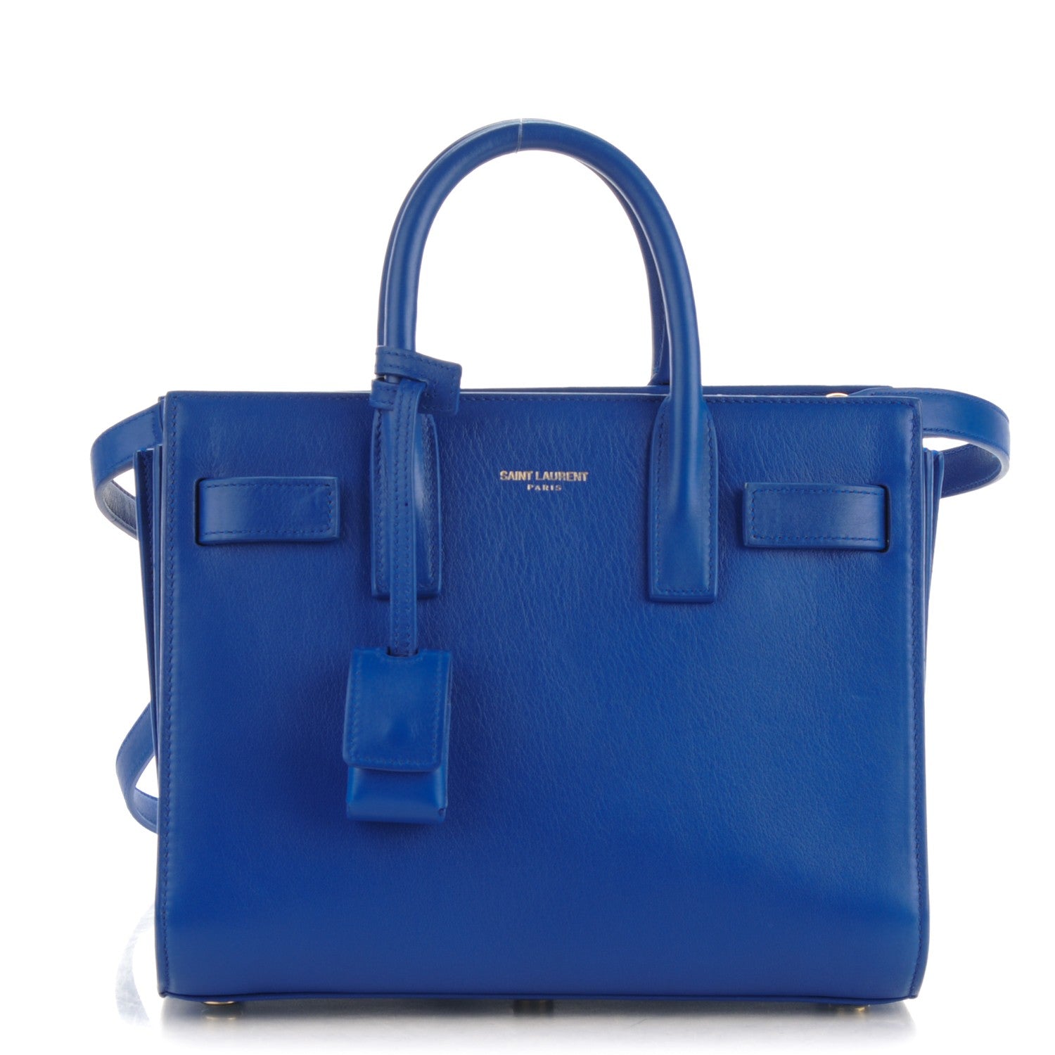 Saint Laurent Calfskin Nano Sac De Jour Royal Blue 1 of 7