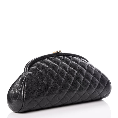 Chanel Caviar Quilted Timeless Clutch Black 3 of 10