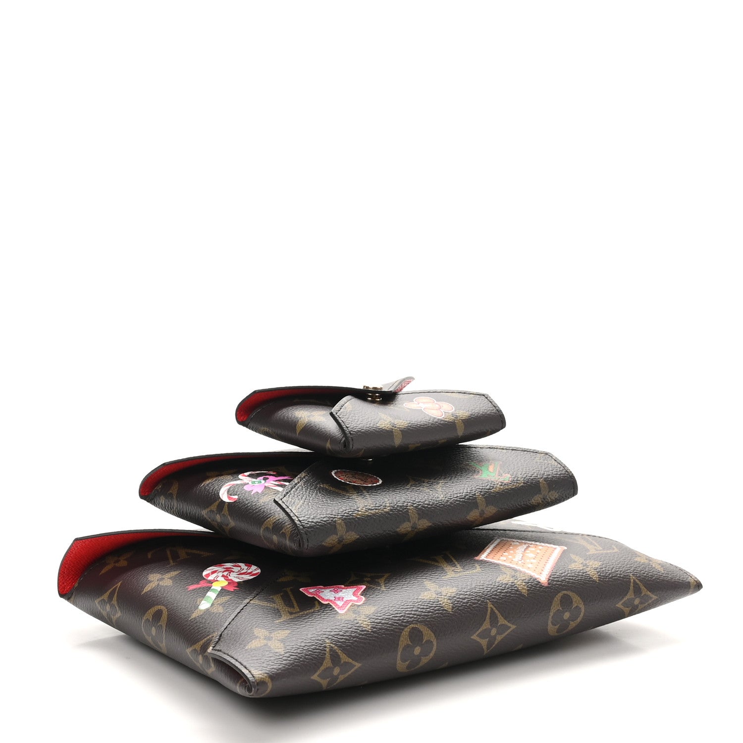 Louis Vuitton Monogram Candy Factory Kirigami Pochette Set 4 of 8
