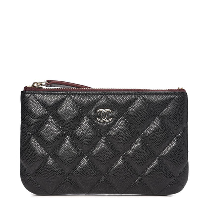Chanel Caviar Quilted Small Cosmetic Case Black 1 of 7