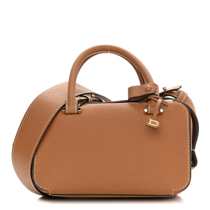 Delvaux Grained Calfskin Mini Cool Box Satchel Vegetal 1 of 11