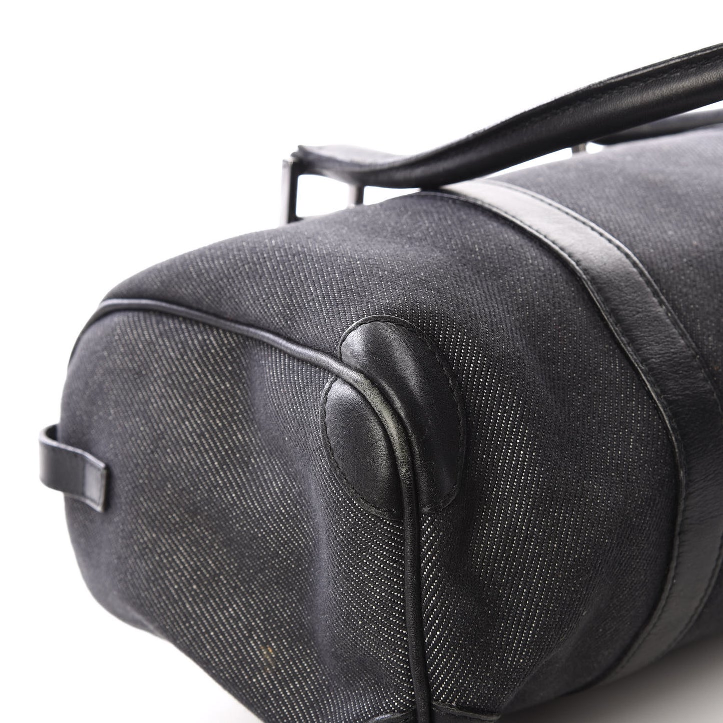Denim Boston Bag Black