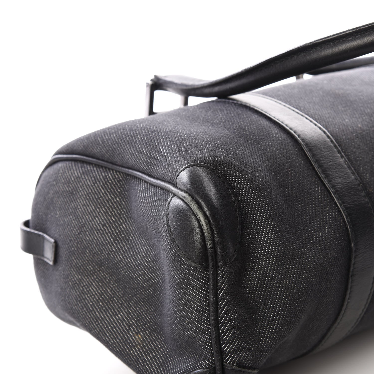 Gucci Denim Boston Bag Black 7 of 11