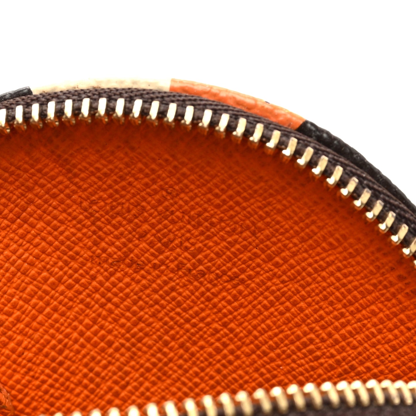 Monogram Groom Round Coin Purse