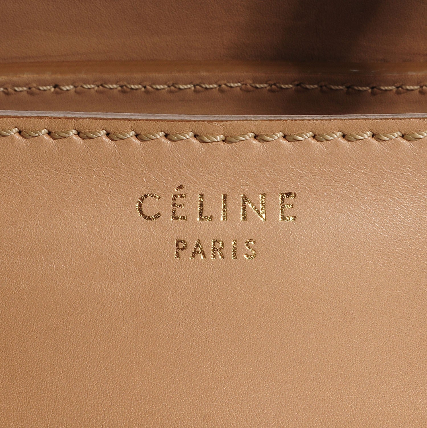 Celine Smooth Calfskin Suede Mini Luggage Camel 6 of 9