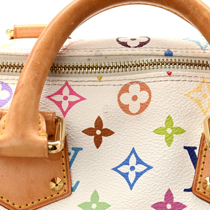 Louis Vuitton Monogram Multicolor Speedy 30 White 12 of 14