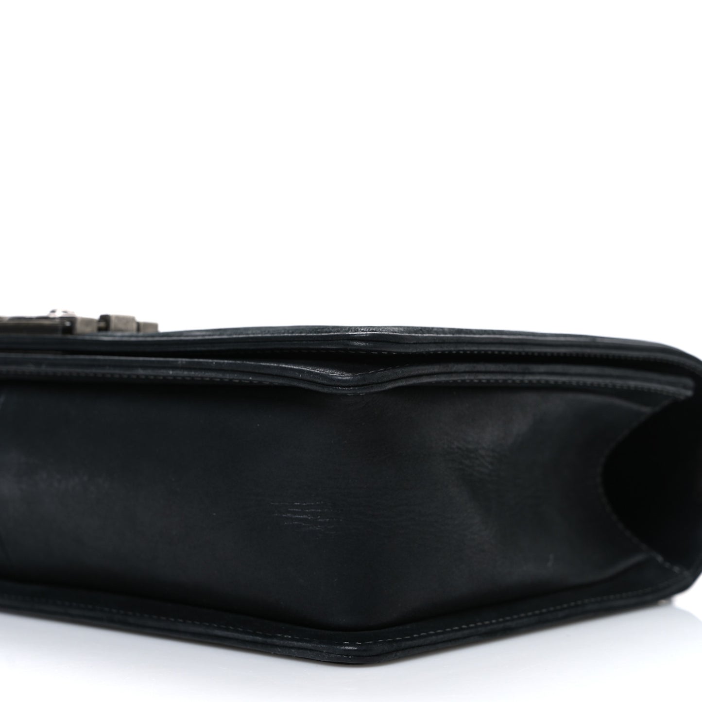 Suede Calfskin Quilted New Medium Boy Flap Black