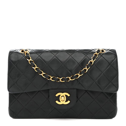 Chanel Lambskin Quilted Small Double Flap Black 1 of 16