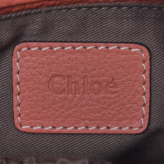 Chloe Calfskin Medium Marcie Satchel Coral 7 of 11