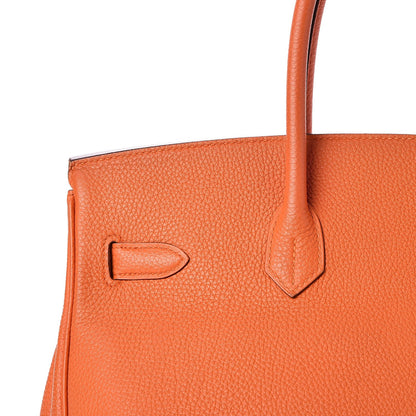 Hermes Togo Birkin 35 Orange 11 of 36