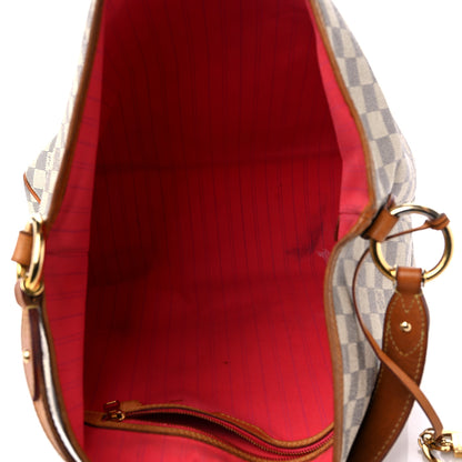 Louis Vuitton Damier Azur Delightful MM Pink 5 of 19