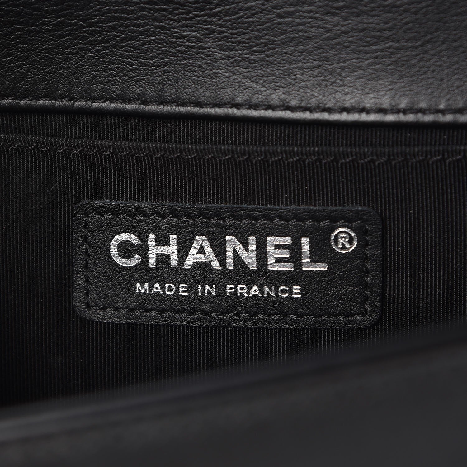 Chanel Calfskin Quilted Medium Boy Flap So Black 6 of 7