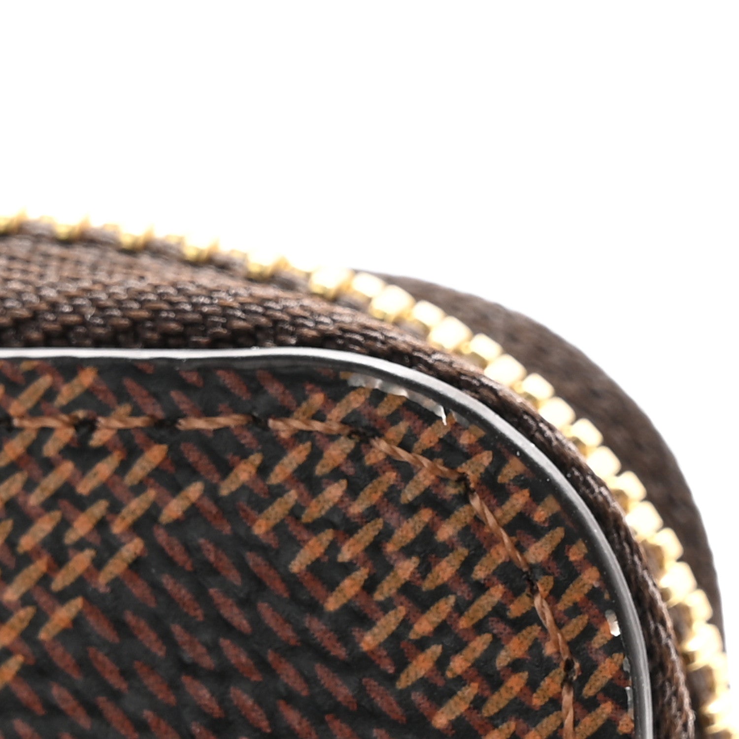 Louis Vuitton Damier Ebene Studded Zippy Wallet Rose Ballerine 14 of 16