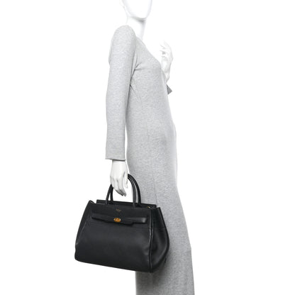 Mulberry Heavy Grain Belted Bayswater Tote Black 2 of 9