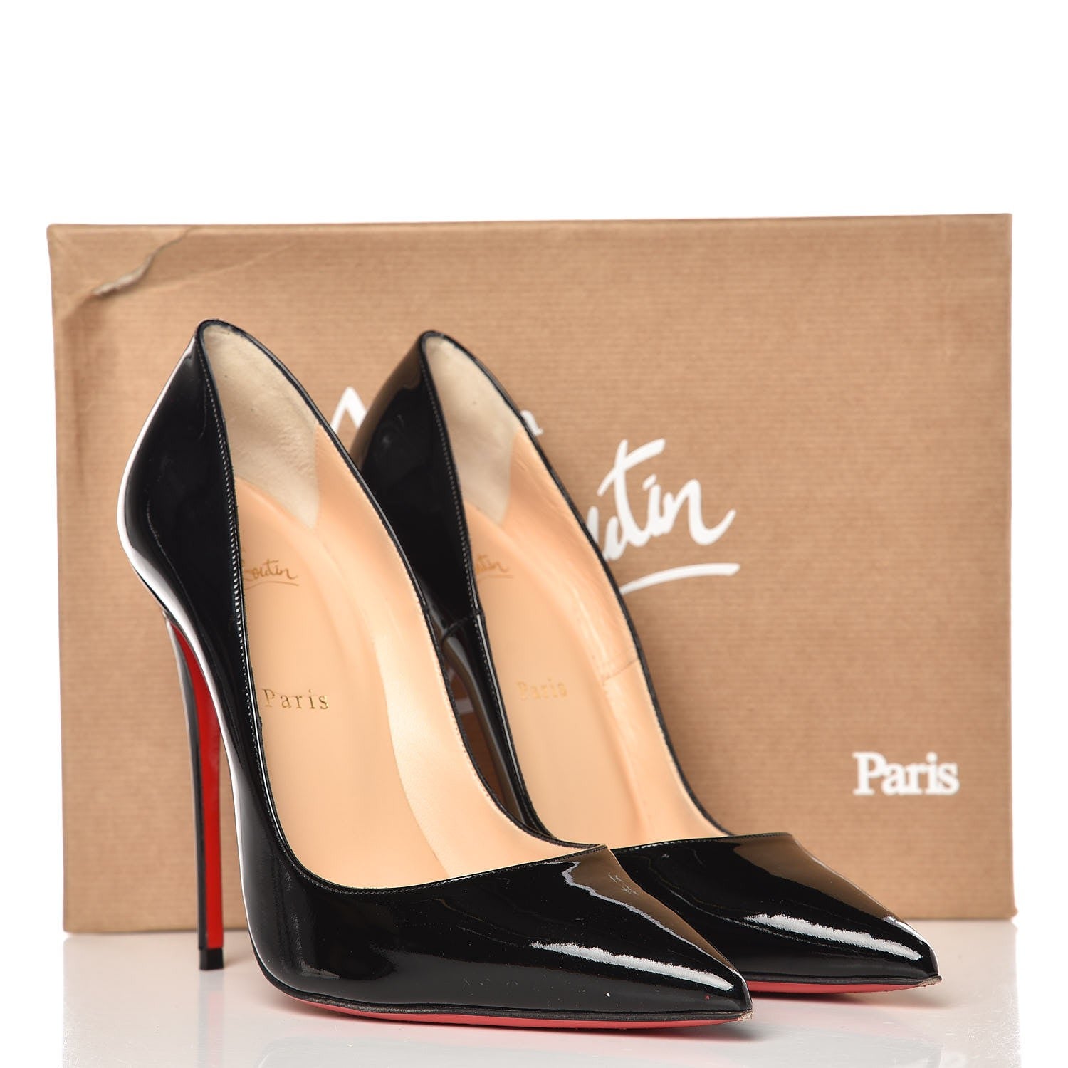 Christian Louboutin Patent So Kate 120 Pumps 39.5 Black 11 of 11