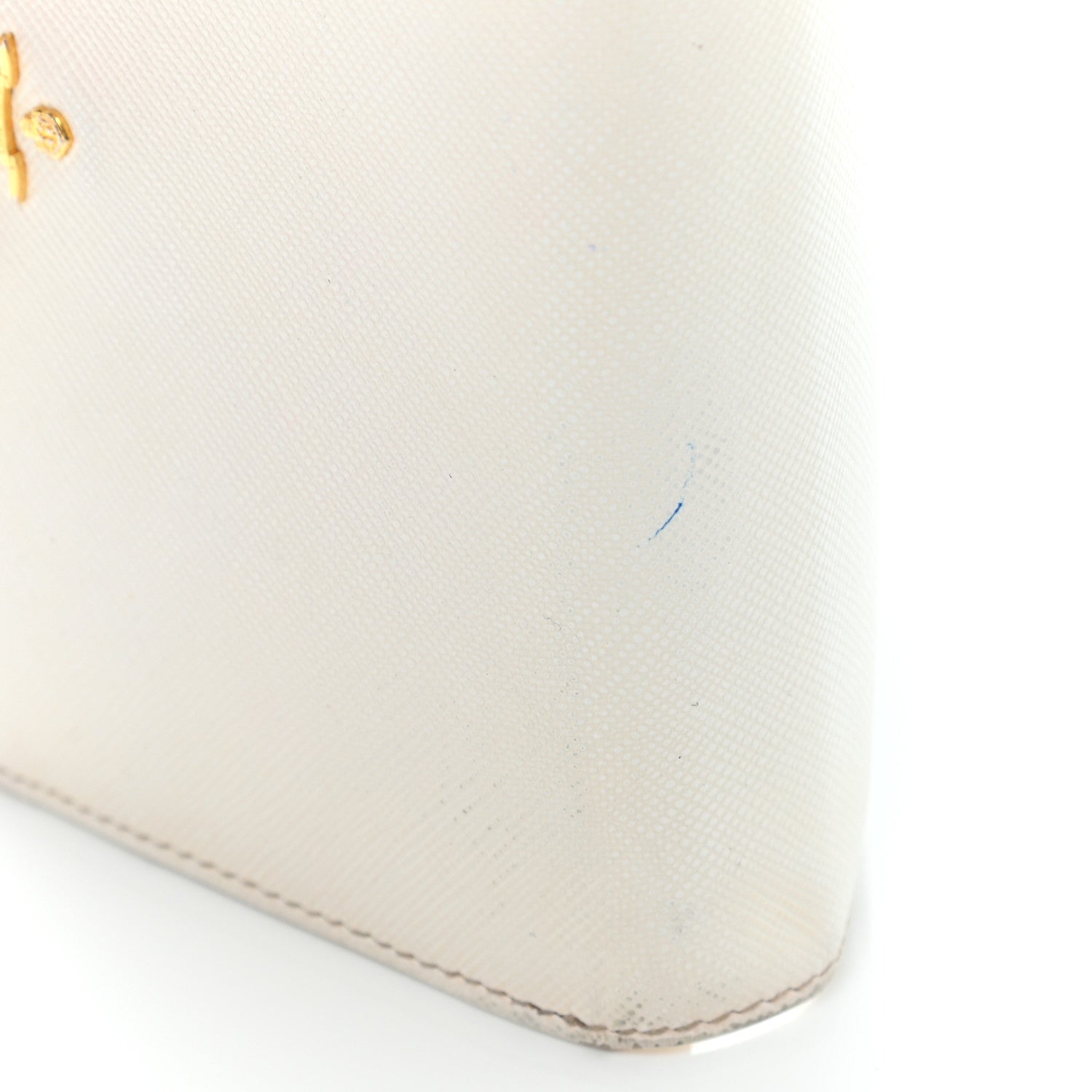 Prada Saffiano Metal Compact Wallet Talco 20 of 24