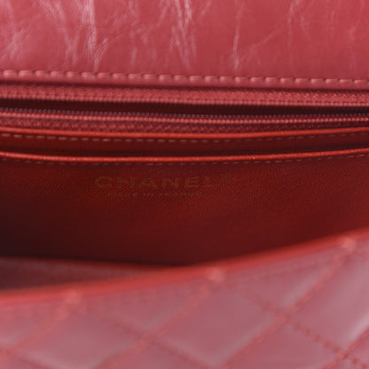 Chanel Aged Calfskin Quilted 2.55 Reissue Mini Flap Red 8 of 11