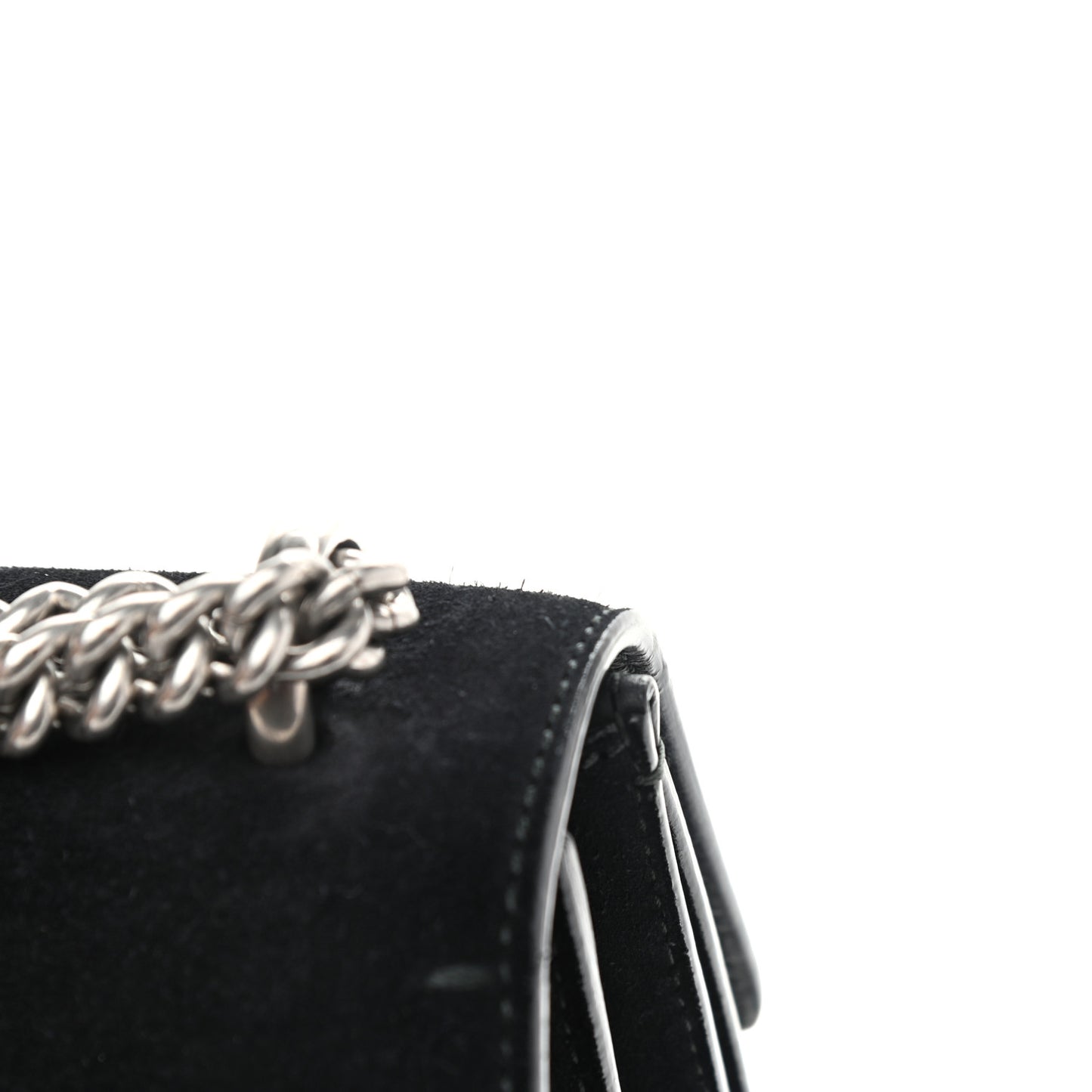 Suede Medium Dionysus Shoulder Bag Black