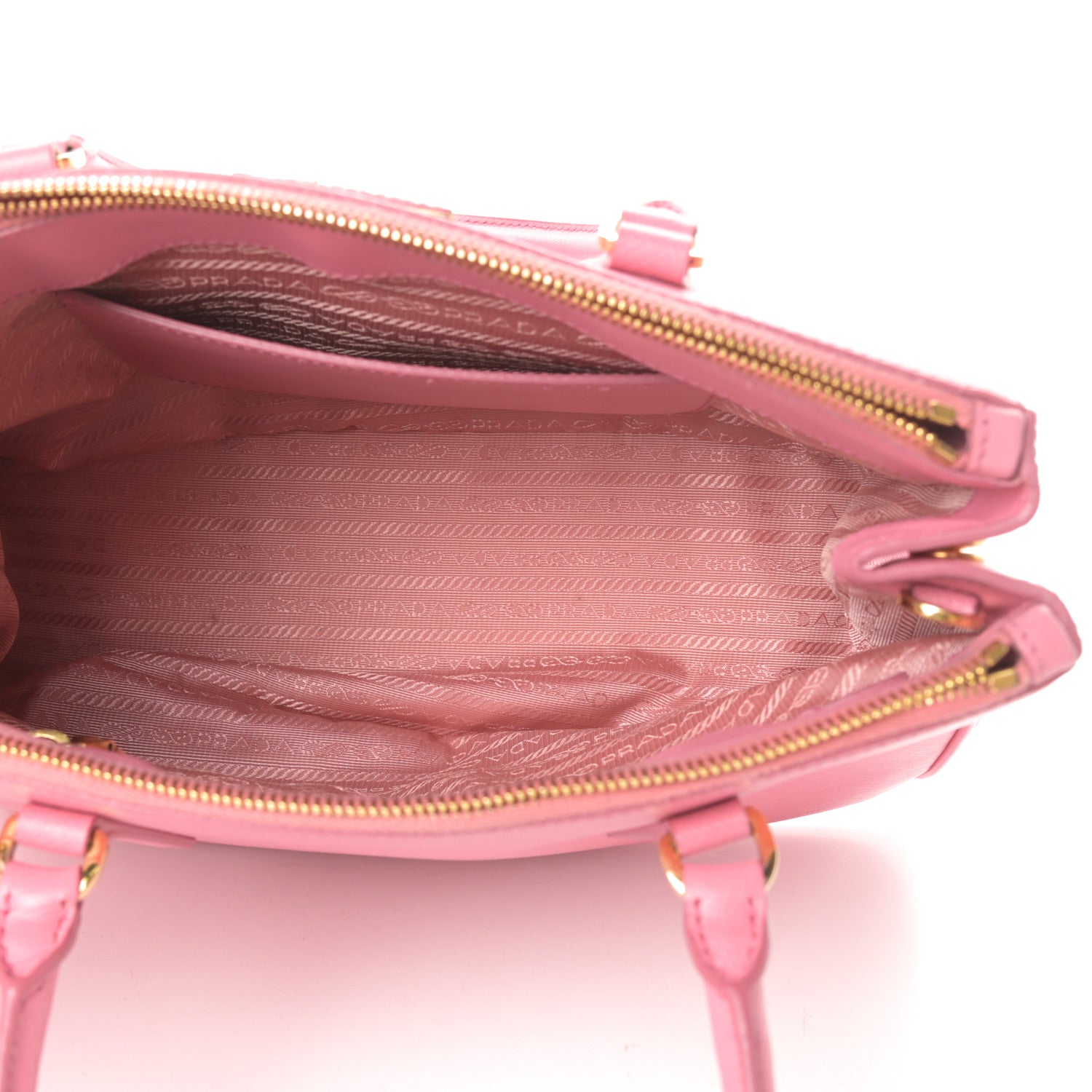 Prada Saffiano Small Galleria Double Zip Tote Petalo 5 of 15