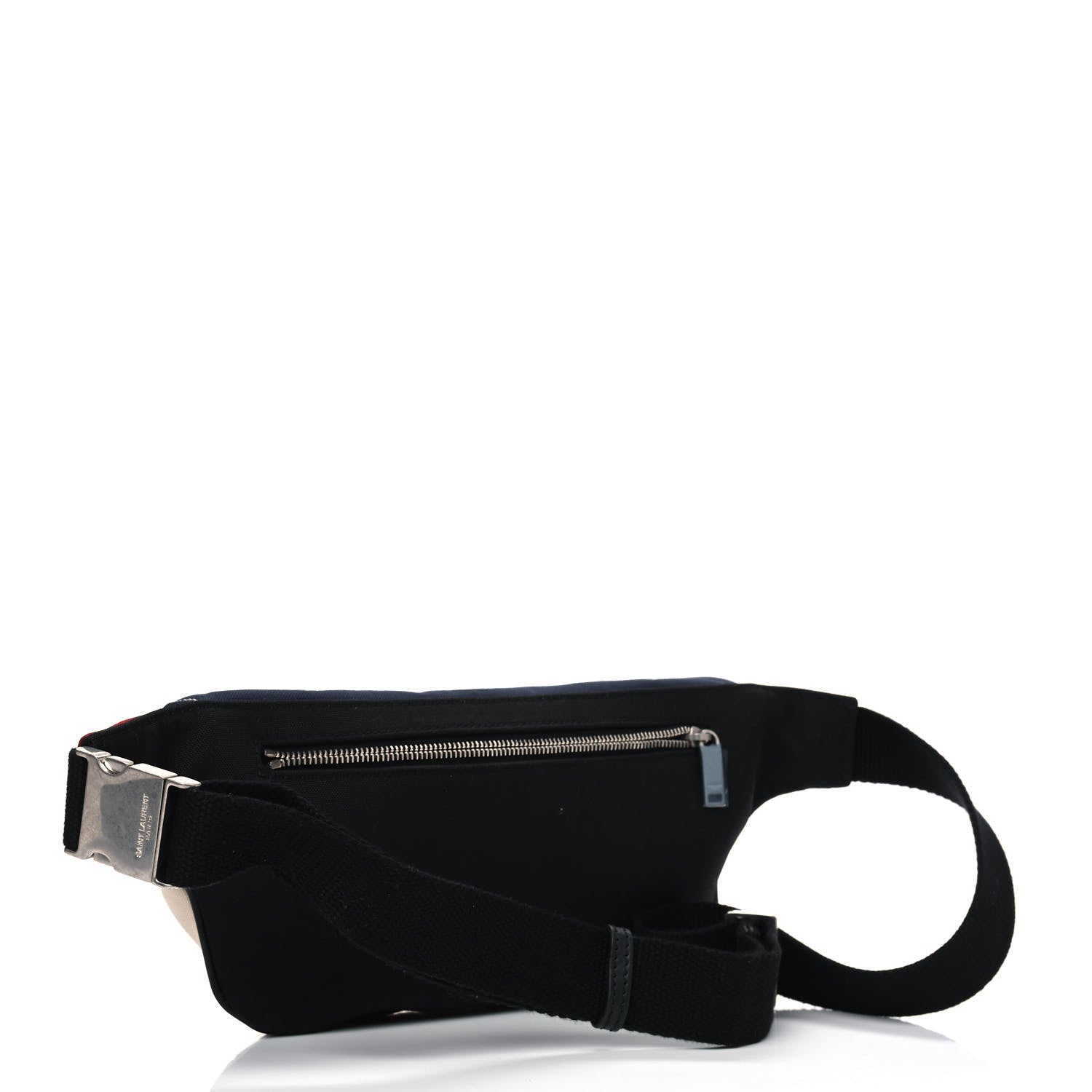 Saint Laurent Canvas Classic Belt Bag Red Blue White 2 of 5