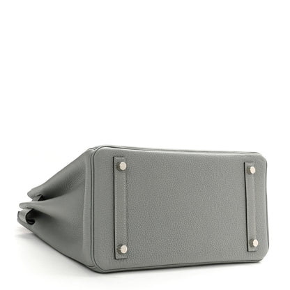 Hermes Togo Birkin 30 Gris Mouette 4 of 11