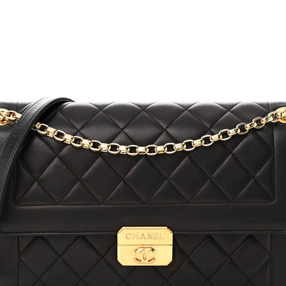 Chanel Lambskin Quilted Large Chic With Me Flap Black 8 of 12