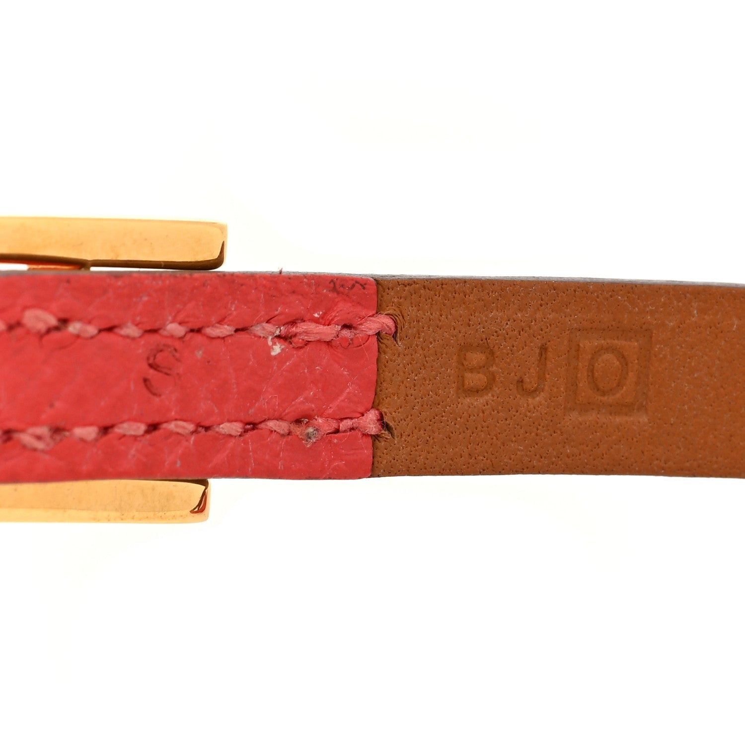 Hermes Epsom Behapi Double Tour Bracelet S Rose Extreme 5 of 6