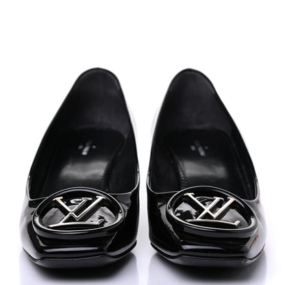 Louis Vuitton Patent Madeleine Pumps 37.5 Black 2 of 15