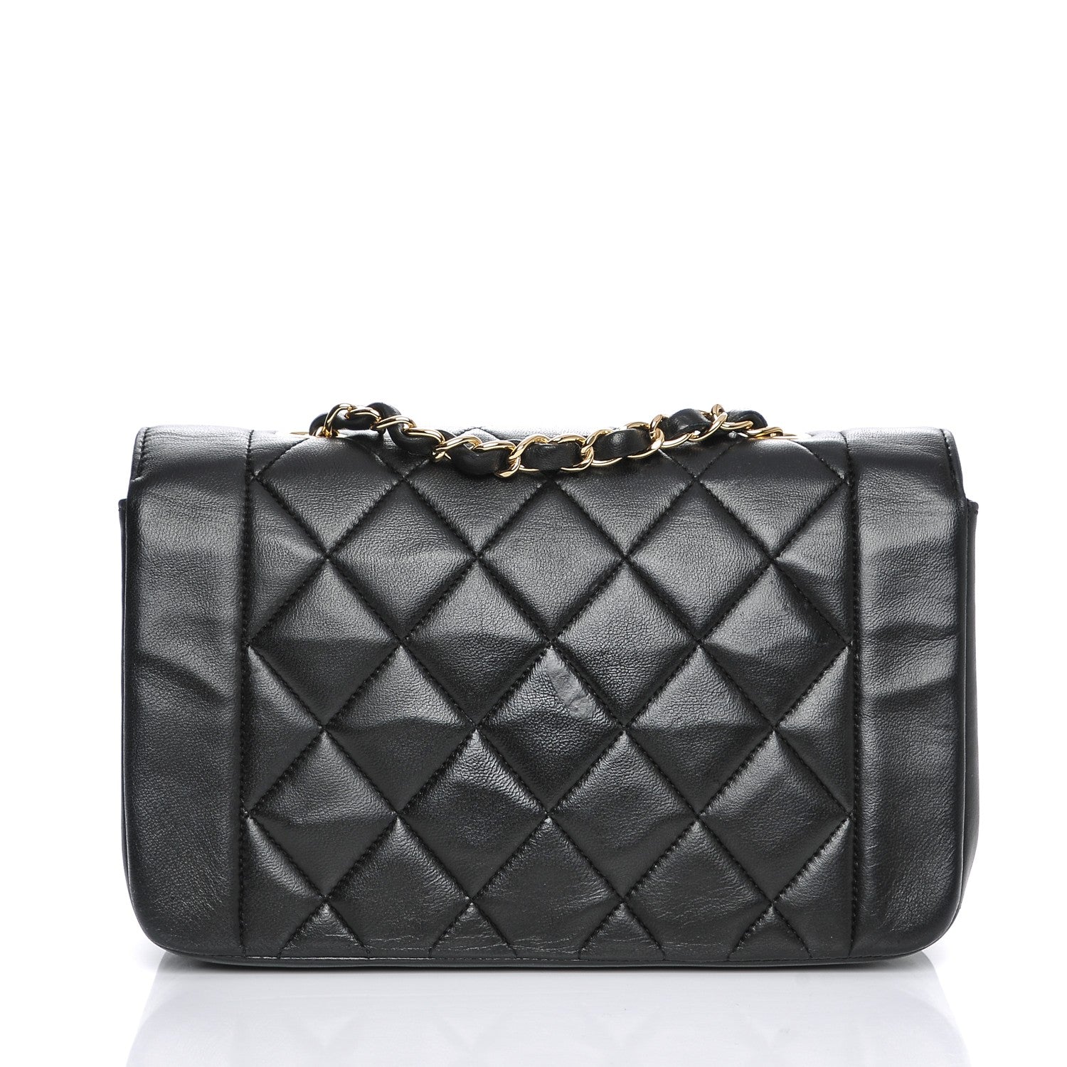 Chanel Lambskin Quilted Small Single Flap Black 4 of 12