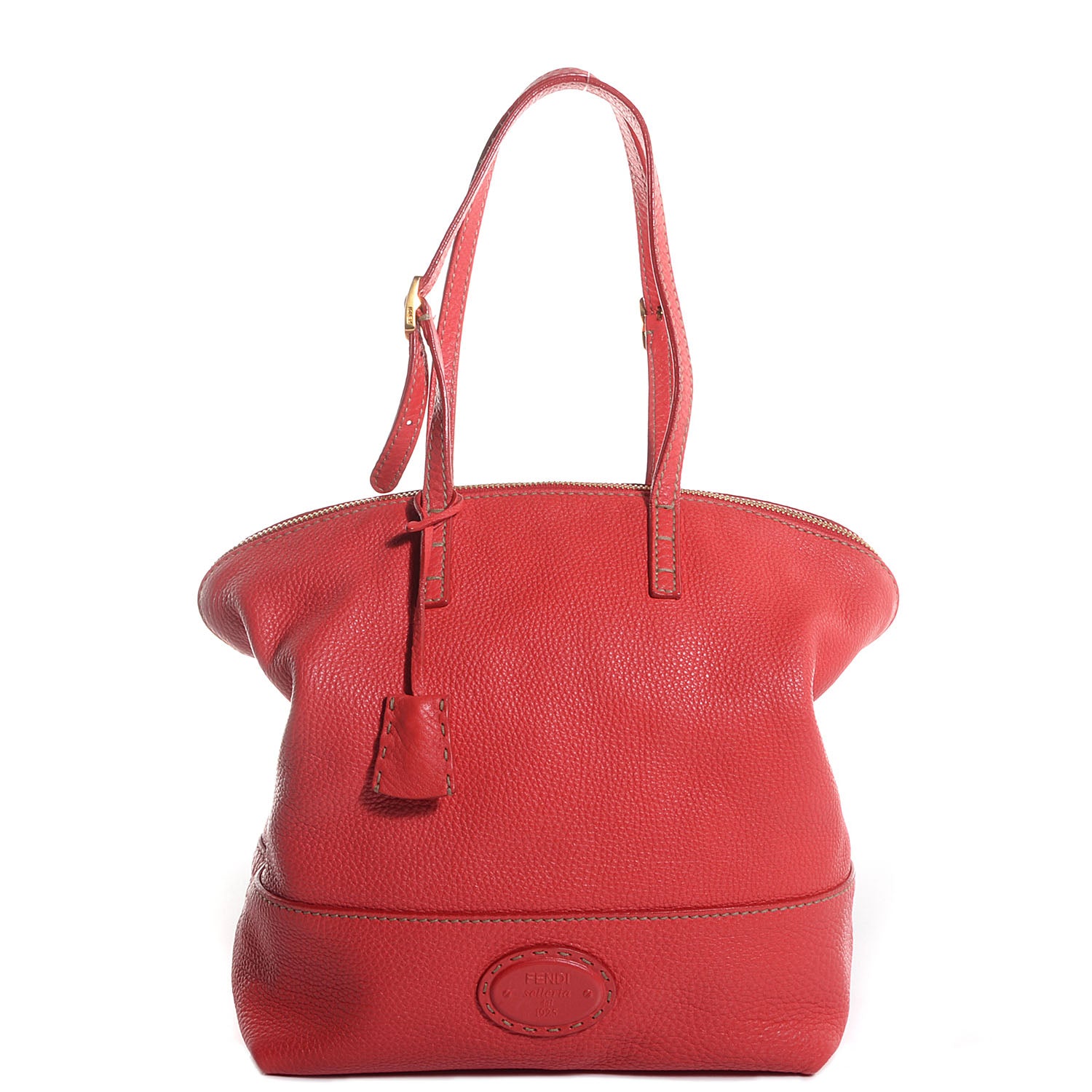 Fendi Cuoio Romano Selleria 2Bag Cherry Corda 1 of 13