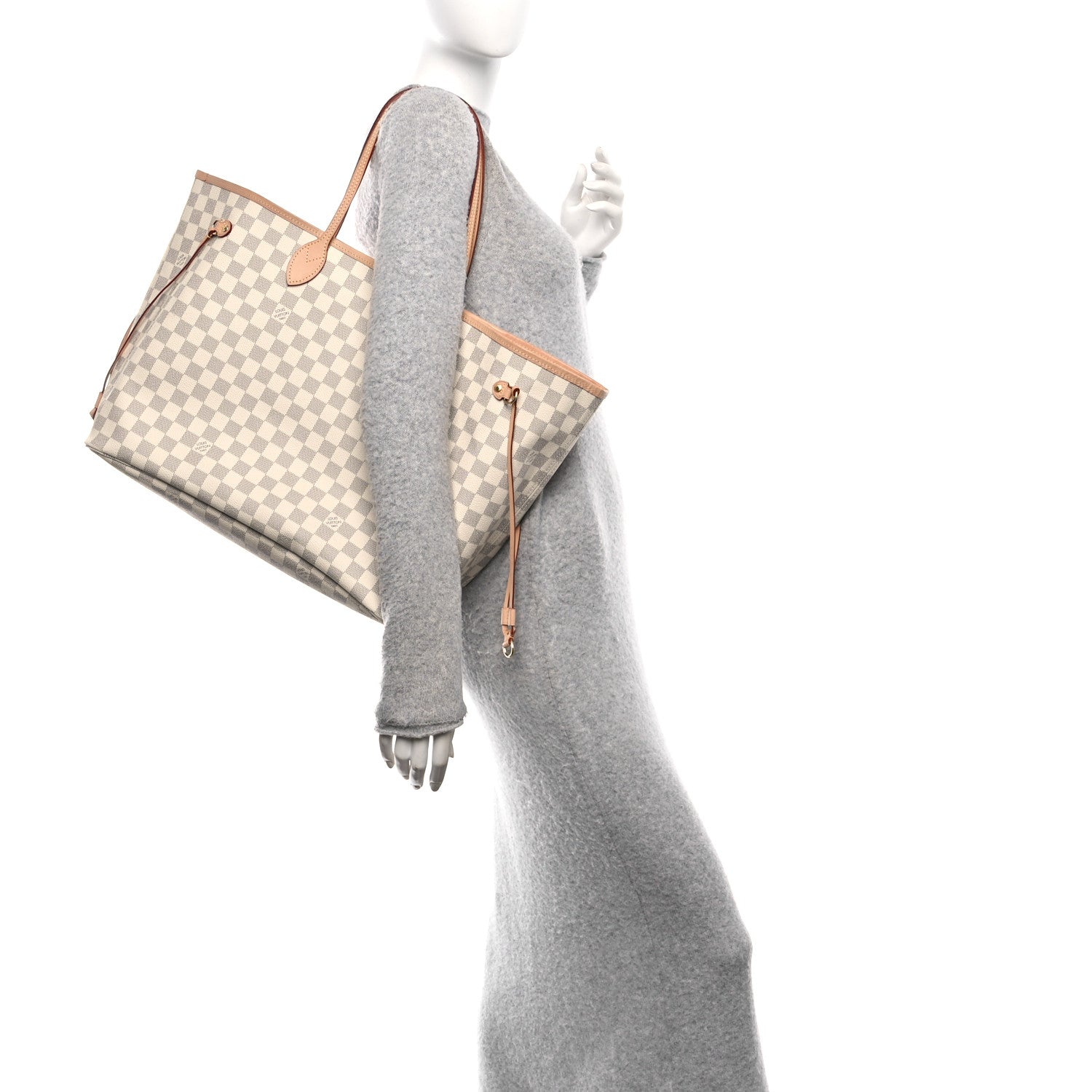 Louis Vuitton Damier Azur Neo Neverfull GM Rose Ballerine 2 of 11