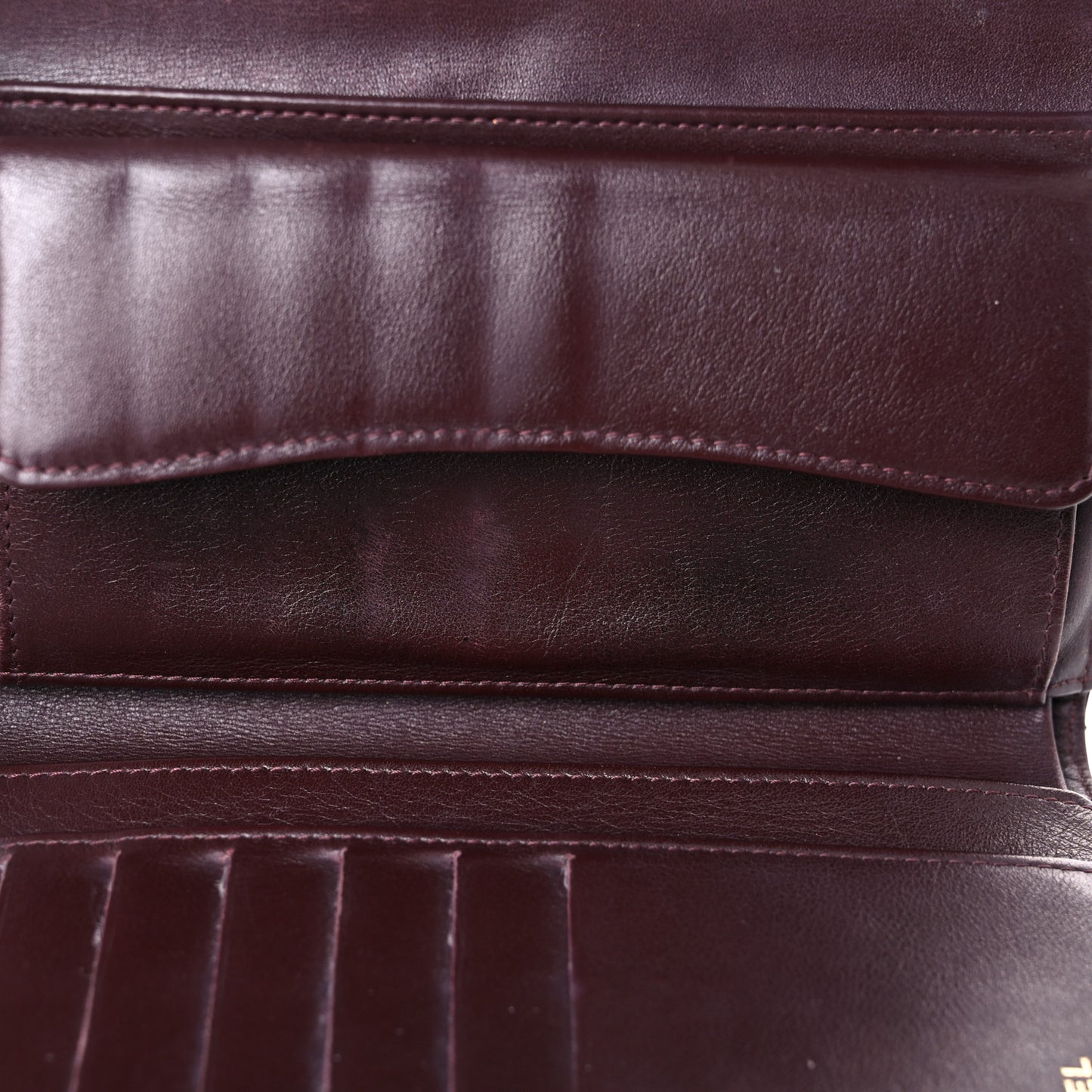 Caviar Quilted Large Flap Wallet Black