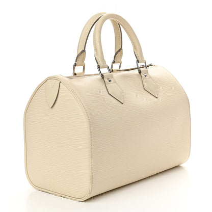 Louis Vuitton Epi Speedy 25 Ivory 3 of 13
