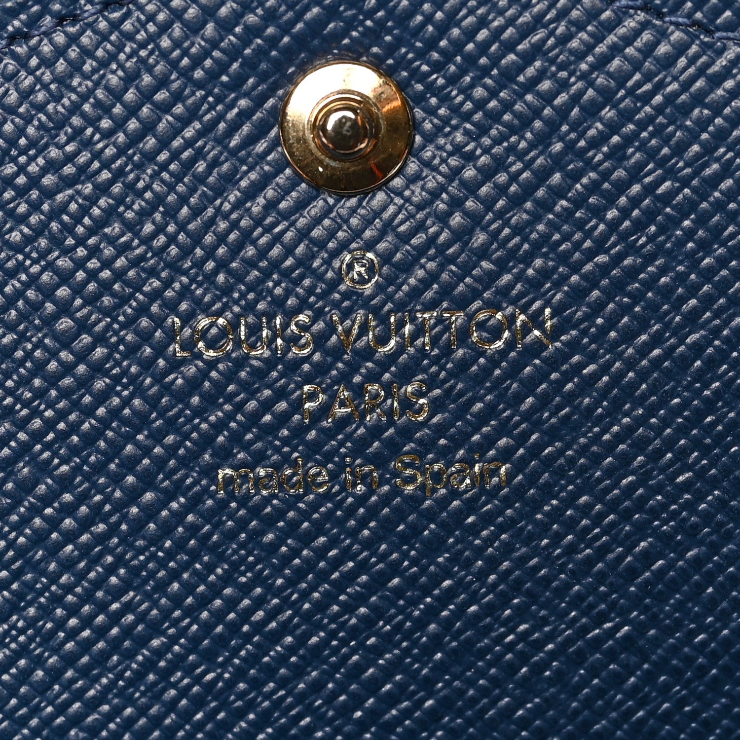 Louis Vuitton Monogram Jacquard Denim Sarah Wallet Bleu 8 of 9