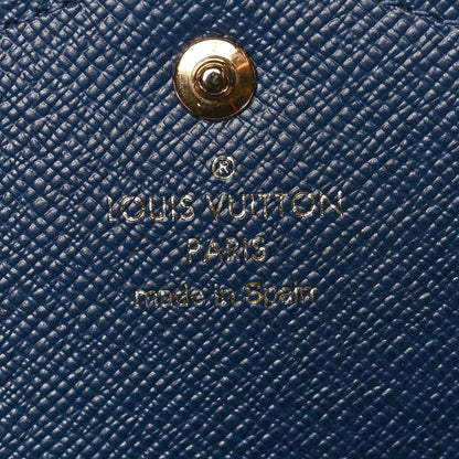 Louis Vuitton Monogram Jacquard Denim Sarah Wallet Bleu 8 of 9