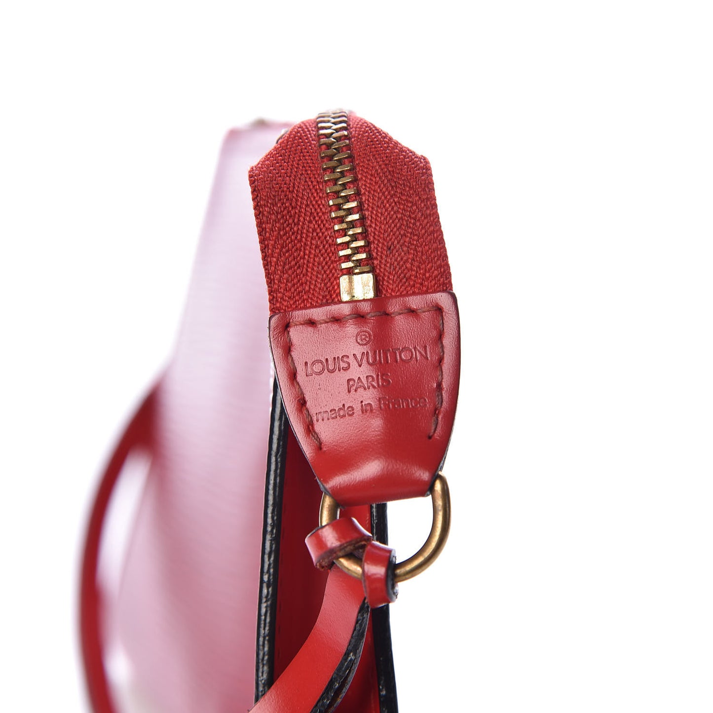 Epi Pochette Accessories 24 Castillan Red