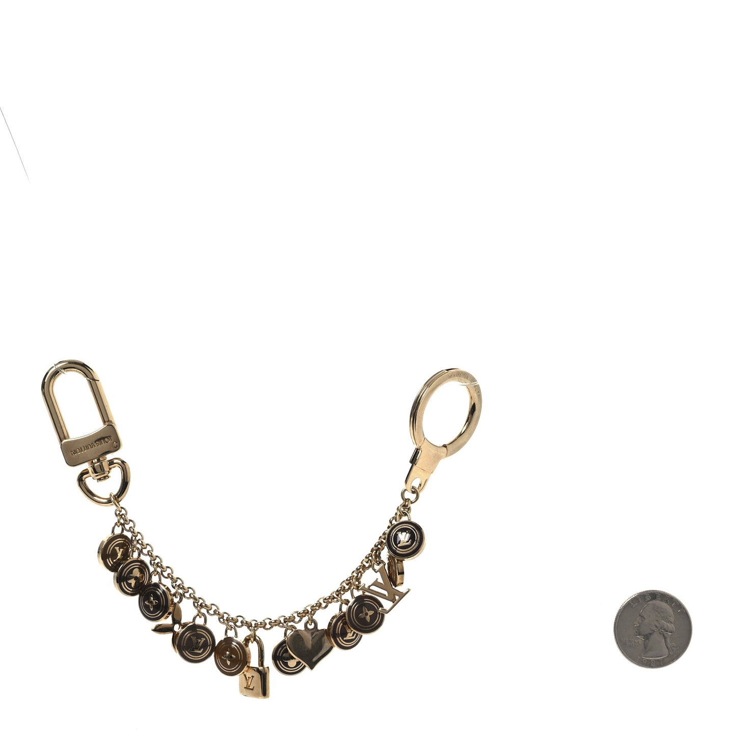 Pastilles Key Chain Bag Charm Brown