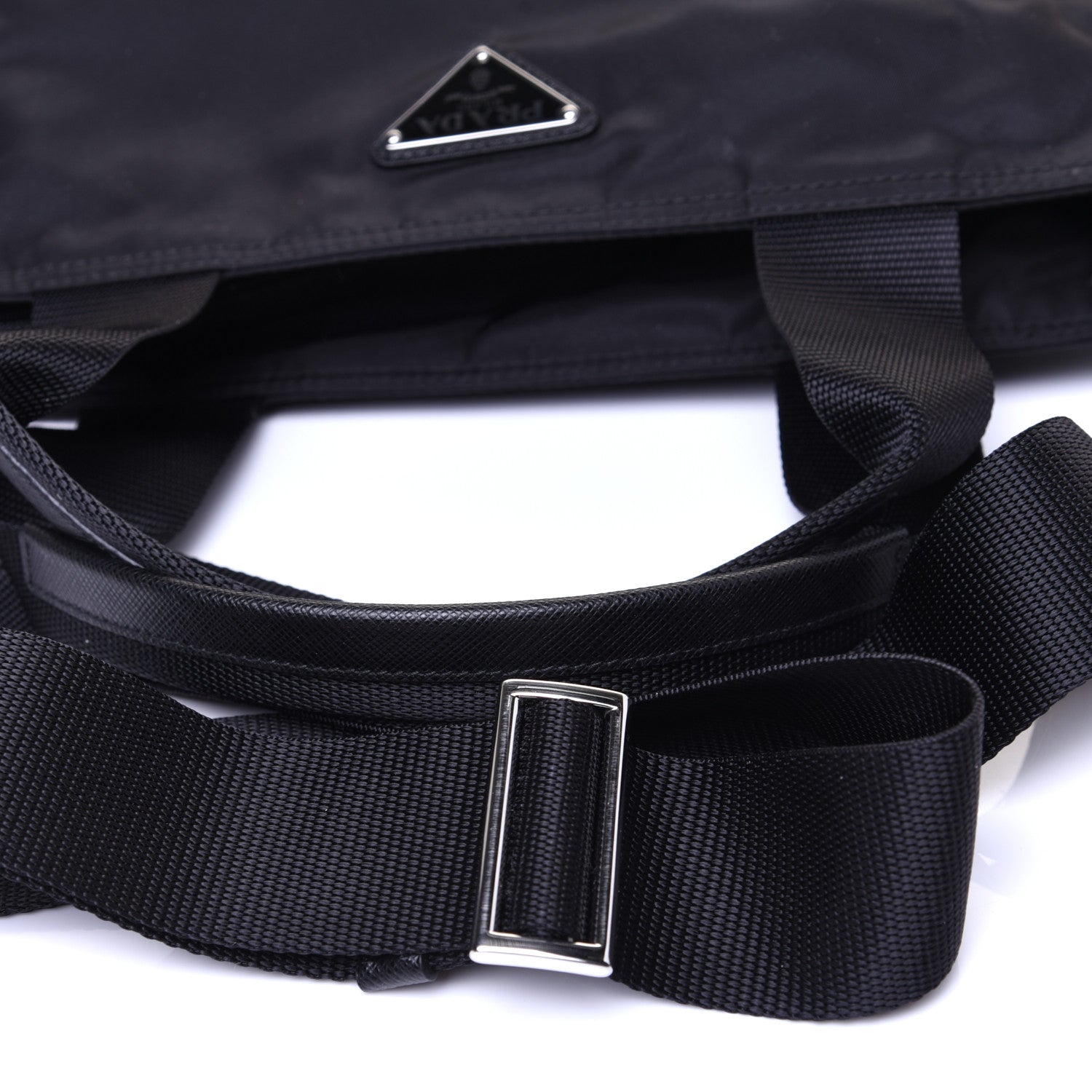 Prada Nylon Tessuto Vela Tote Black 10 of 10