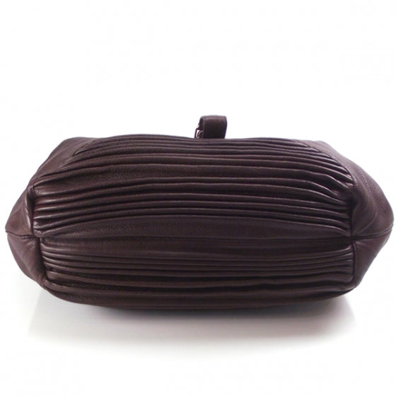 Leather Ribbed Spy Brown