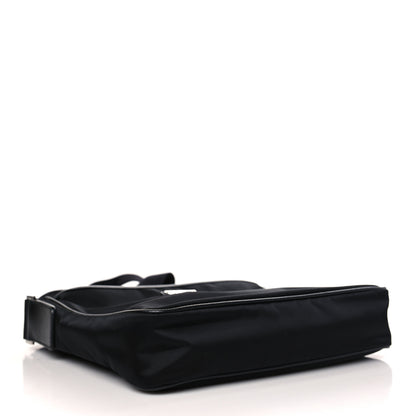 Prada Tessuto Nylon Saffiano Messenger Bag Black 4 of 8