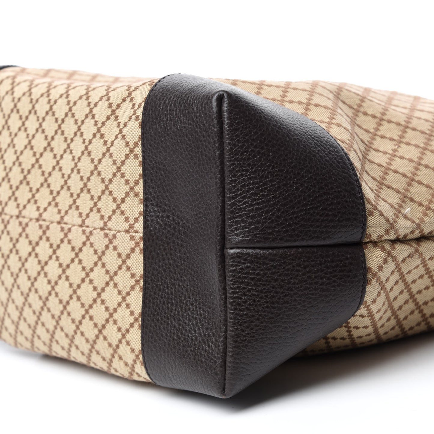 Diamante Medium Vertical Tote Dark Brown