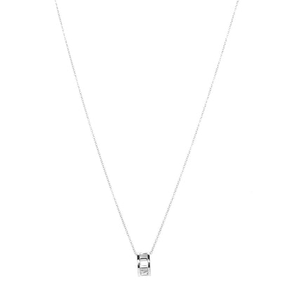 Tiffany Sterling Silver Atlas Open Pendant Necklace 1 of 6