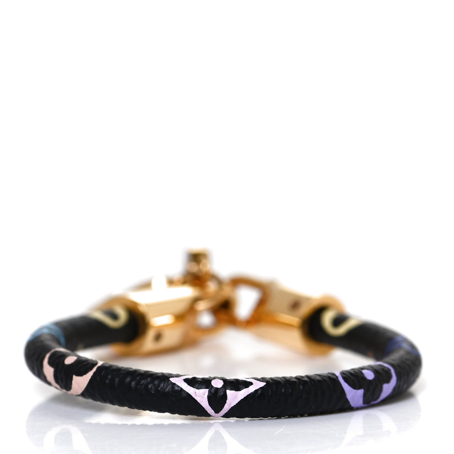Monogram Multicolor Luck It Bracelet 17 Black