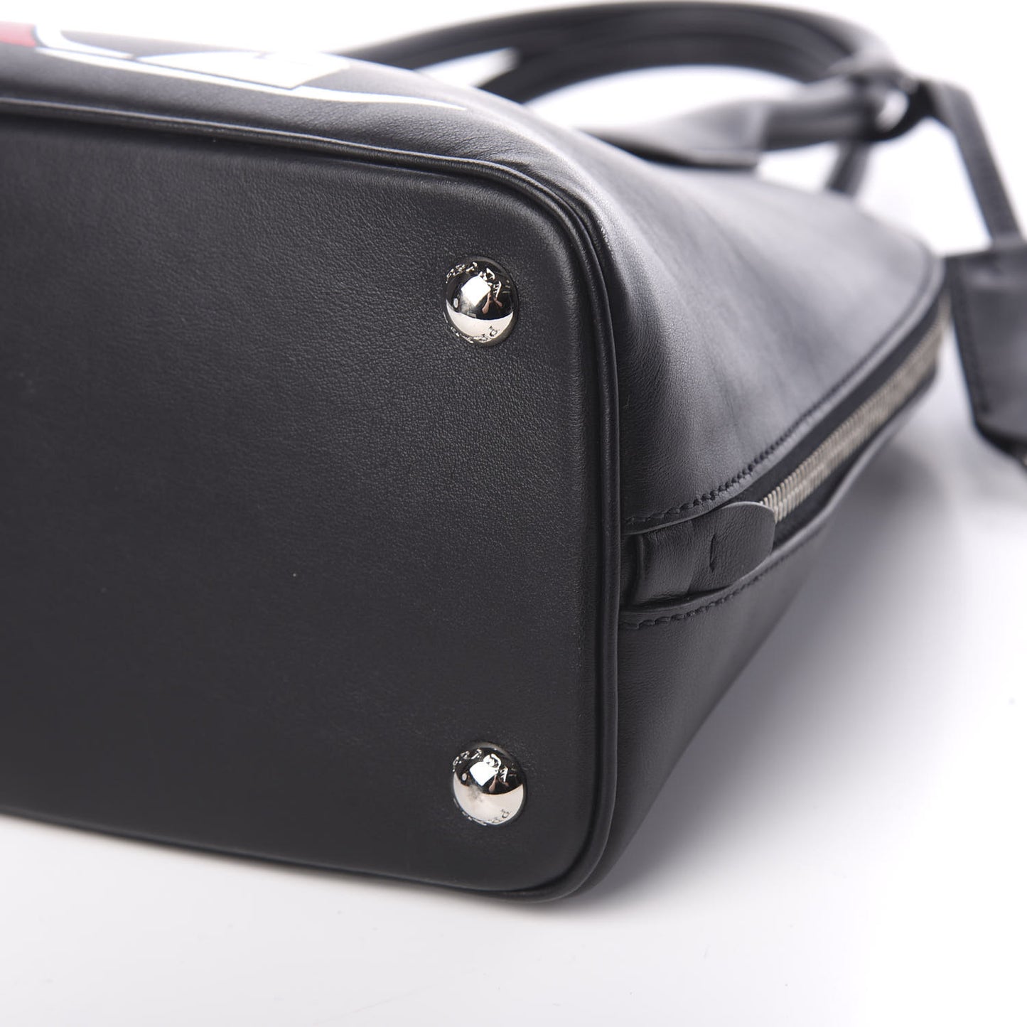 City Calfskin Flame Promenade Tote Black