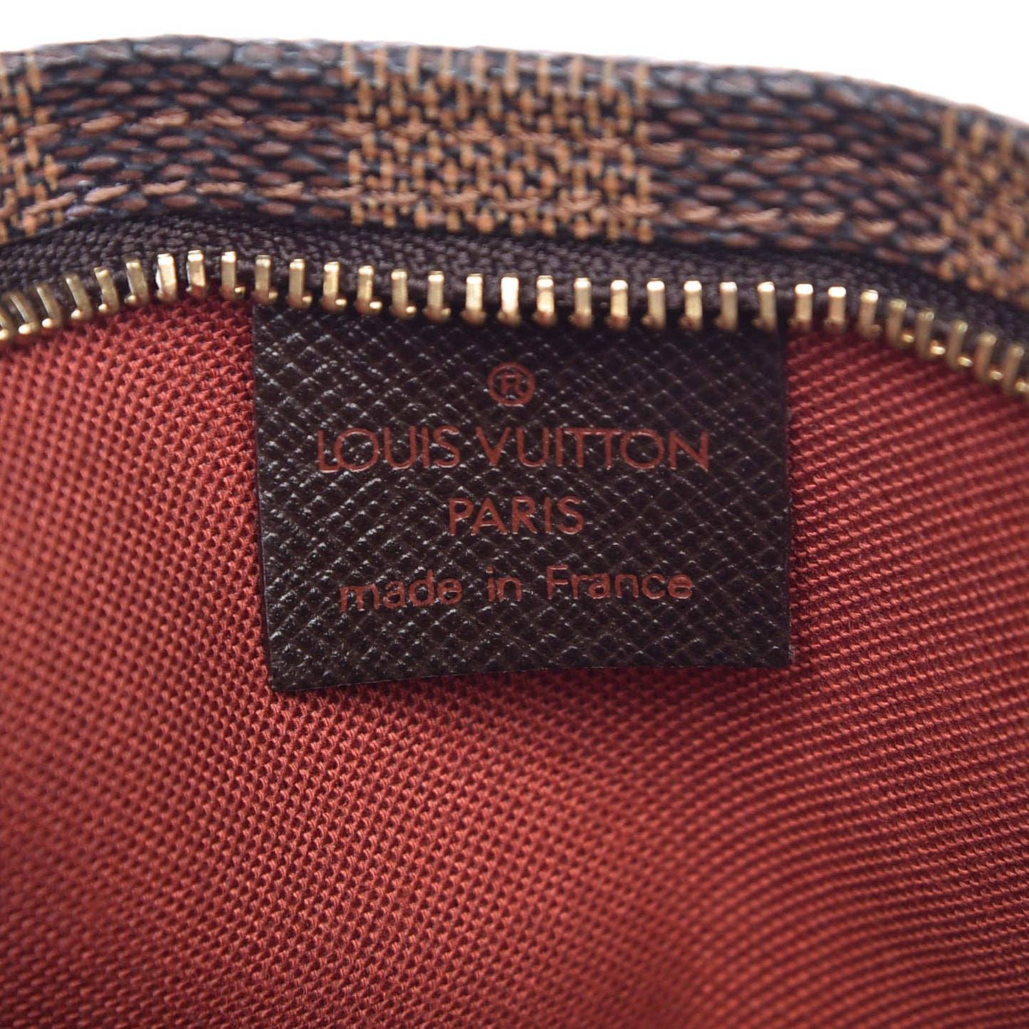 Damier Ebene Trousse Make Up Bag Pochette