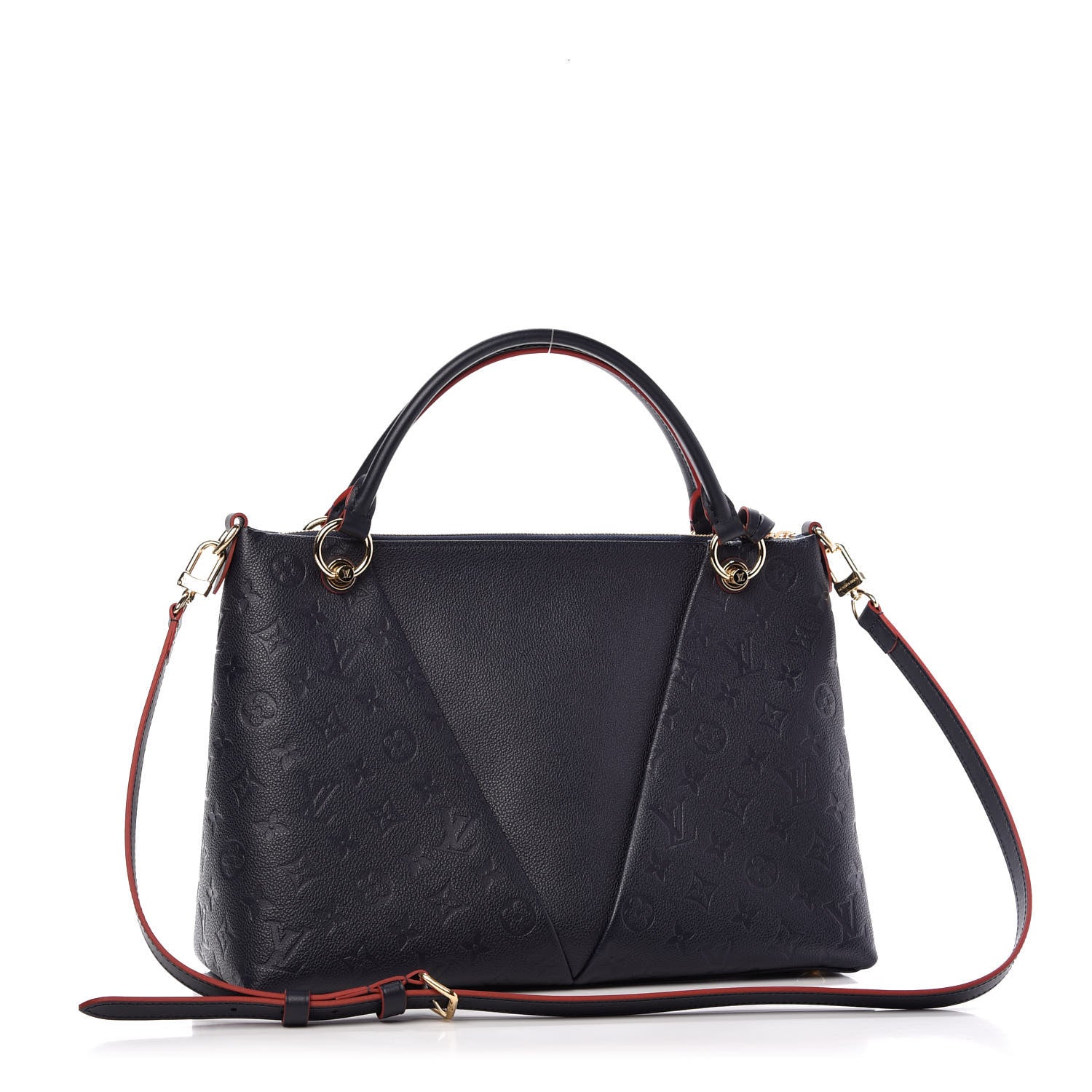 Louis Vuitton Empreinte V Tote MM Marine Rouge 3 of 9