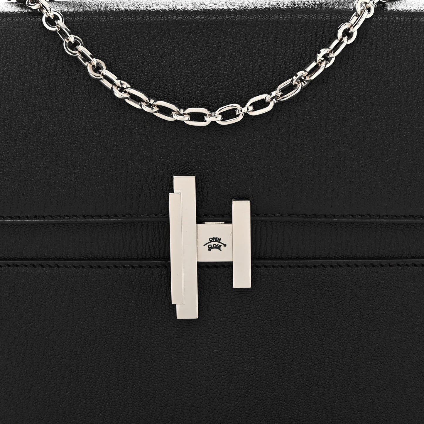 Chevre Chamkila Cinhetic Boxy Top Handle Bag Black