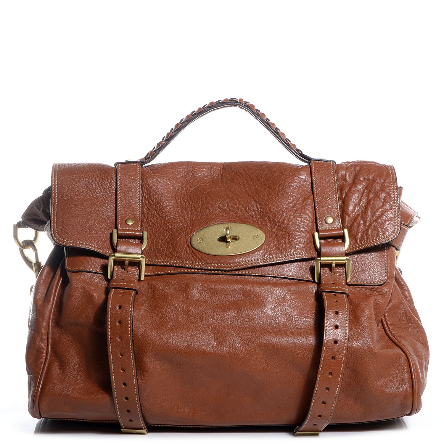 Mulberry Soft Buffalo Leather Oversized Alexa Oak 1 of 13