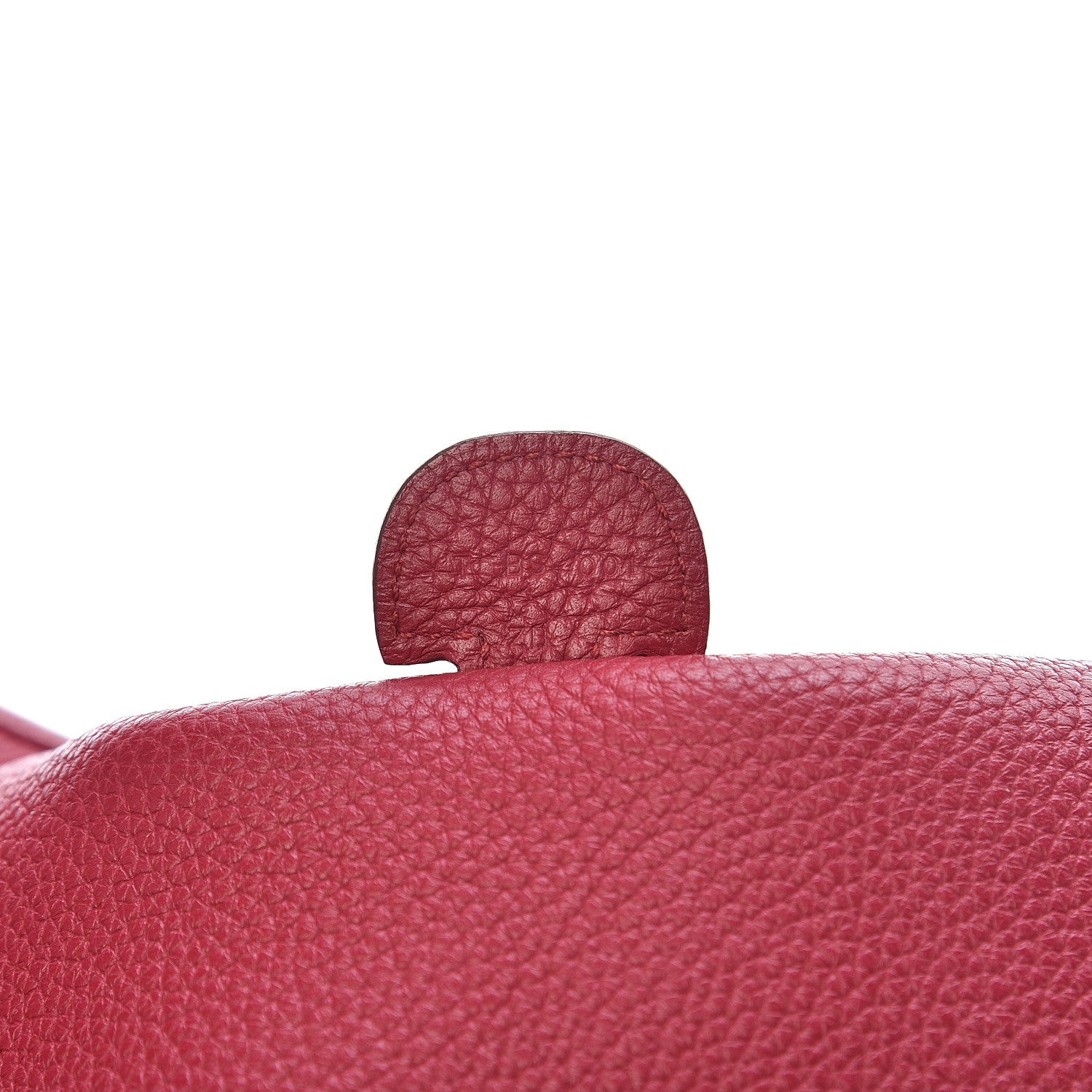 Hermes Taurillon Clemence Evelyne III GM Rubis 6 of 9