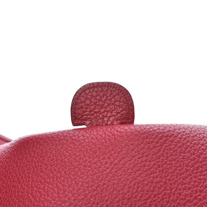 Hermes Taurillon Clemence Evelyne III GM Rubis 6 of 9